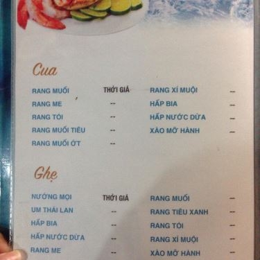 Thực đơn- Tiểu Ngư - Nhà Hàng Sân Vườn