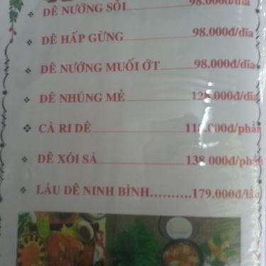 Thực đơn- Nhà Hàng Sỹ Phú - Món Ăn Gia Đình