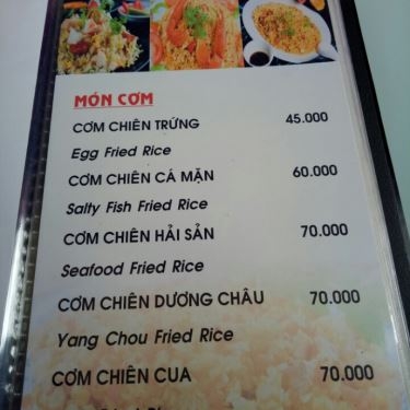 Thực đơn- Nhà Hàng Thắng Cua - Các Món Cua