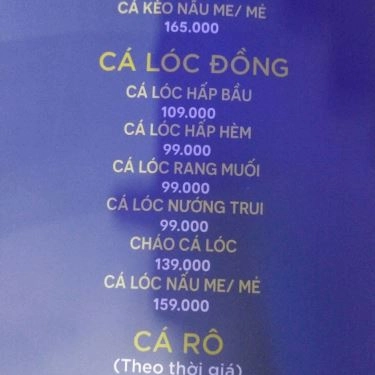 Thực đơn- Nhà Hàng The Boss