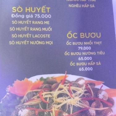 Thực đơn- Nhà Hàng The Boss