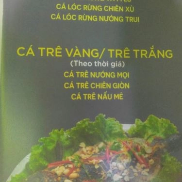 Thực đơn- Nhà Hàng The Boss