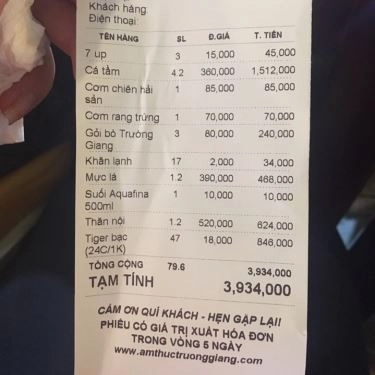 Tổng hợp- Nhà Hàng Trường Giang - Hải Sản & Bò Tươi