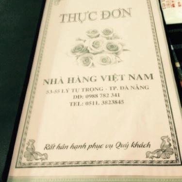 Thực đơn- Nhà Hàng Việt Nam - Lý Tự Trọng