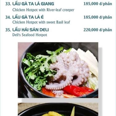 Thực đơn- Quán Ăn Nha Trang Deli - Bún Cá Sứa, Nem Nướng & Đặc Sản Nha Trang