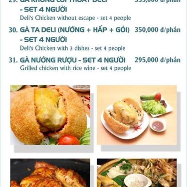 Thực đơn- Quán Ăn Nha Trang Deli - Bún Cá Sứa, Nem Nướng & Đặc Sản Nha Trang