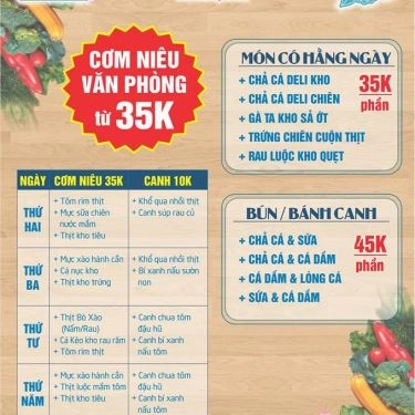Thực đơn- Quán Ăn Nha Trang Deli - Bún Cá Sứa, Nem Nướng & Đặc Sản Nha Trang