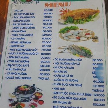 Thực đơn- Quán Ăn Nhắng Nướng