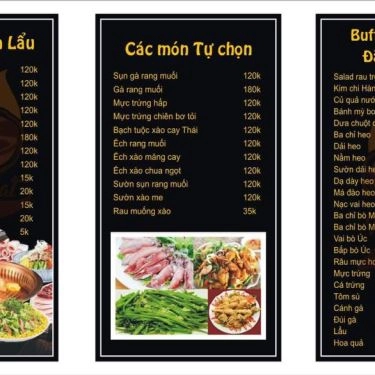 Thực đơn- Quán Ăn Nhất Nhất - Lẩu & Nướng
