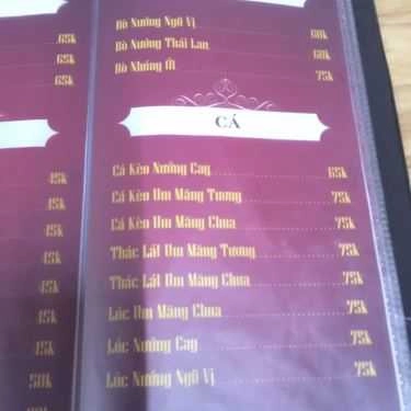 Thực đơn- Quán Ăn Nhỏ Trần - Bánh Tráng Cuốn Thịt Heo