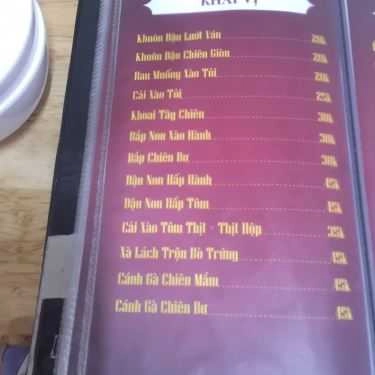 Thực đơn- Quán Ăn Nhỏ Trần - Bánh Tráng Cuốn Thịt Heo