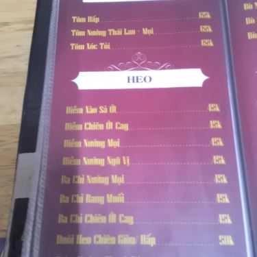 Thực đơn- Quán Ăn Nhỏ Trần - Bánh Tráng Cuốn Thịt Heo