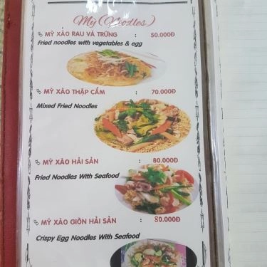 Thực đơn- Quán Ăn Như Hồng Cafe & Restaurant