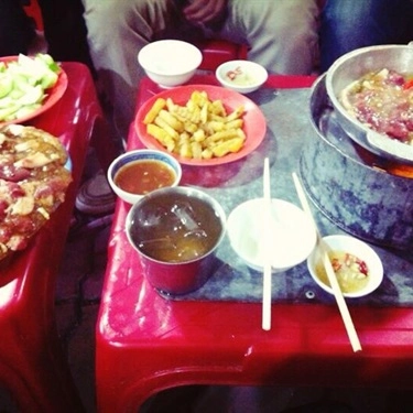 Món ăn- Quán Ăn Nhung Xinh - Bò Nầm Nướng & Miến Lươn