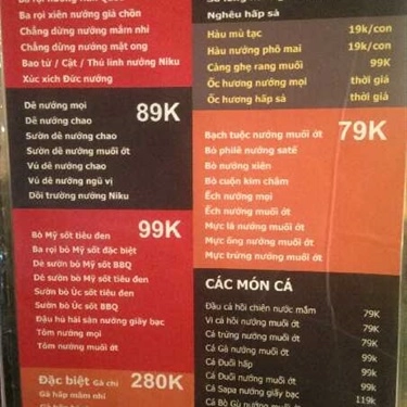 Tổng hợp- Quán Ăn Niku Town - Beer & BBQ & Hotpot