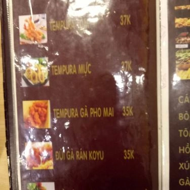 Thực đơn- Quán Ăn Nisin - Mì Cay 7 Cấp Độ