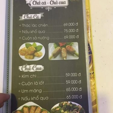 Thực đơn- Quán Ăn Nổ Restaurant - Buffet Món Việt