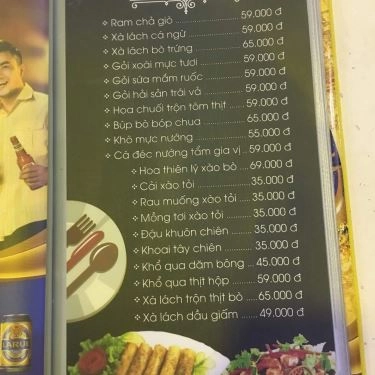 Thực đơn- Quán Ăn Nổ Restaurant - Buffet Món Việt