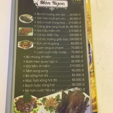 Thực đơn- Quán Ăn Nổ Restaurant - Buffet Món Việt