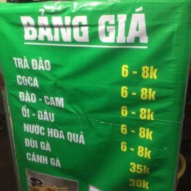 Thực đơn- Quán Ăn Nui Cô Béo - Ngõ Văn Chương