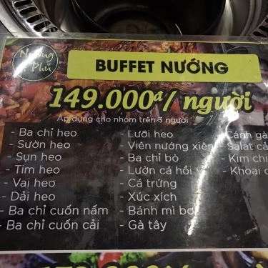 Thực đơn- Quán Ăn Nướng A Phủ - Nướng Than Hoa