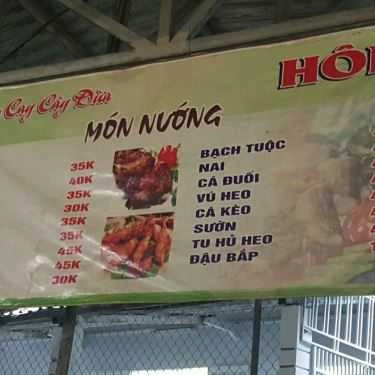 Thực đơn- Quán Ăn Nướng Cay Cây Dừa
