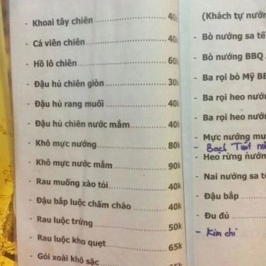Tổng hợp- Quán Ăn Nướng Ngói 210