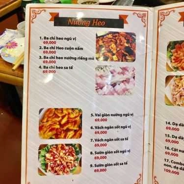 Thực đơn- Nướng Ngon - Lẩu & Nướng