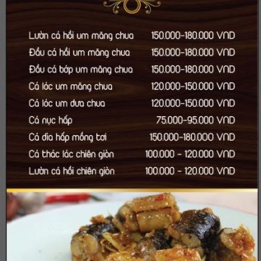 Thực đơn- Quán Ăn O Gái - Ẩm Thực Huế