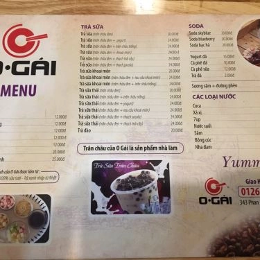 Thực đơn- Quán Ăn O Gái - Bánh Canh & Bún Bò