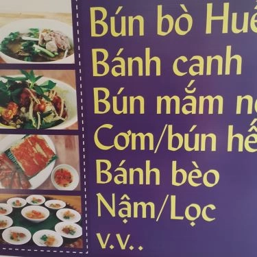 Thực đơn- Quán Ăn Quán Huế O Mân