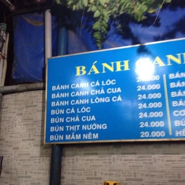 Thực đơn- Quán Ăn O Nhớ - Đường A4