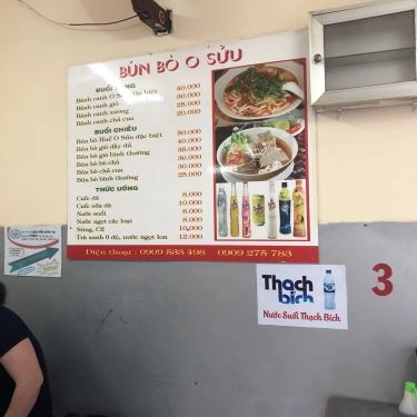 Tổng hợp- Quán Ăn O Sửu - Bún Bò & Chả Cua - Trần Quốc Toản