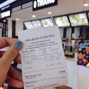 Thực đơn- Quán Ăn Ơ Thương - Món Việt - TTTM RomeA