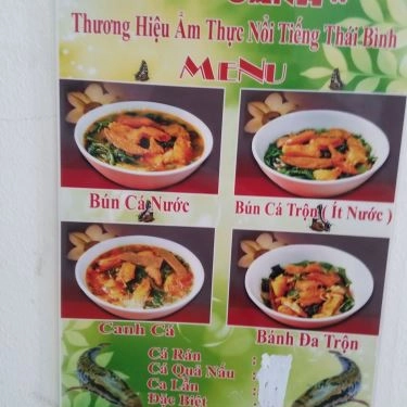 Thực đơn- Quán Ăn Oanh - Bún Cá & Bánh Đa Cá Thái Bình