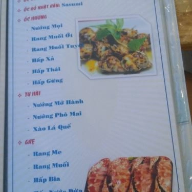 Thực đơn- Quán Ăn Ốc 10 Em