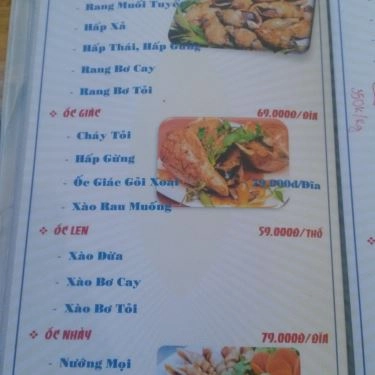 Thực đơn- Quán Ăn Ốc 10 Em