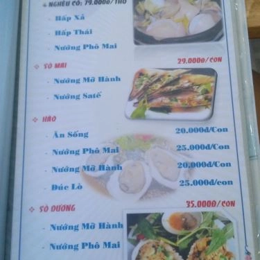 Thực đơn- Quán Ăn Ốc 10 Em