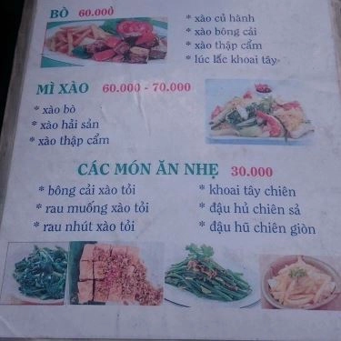 Thực đơn- Quán Ăn Ốc 41