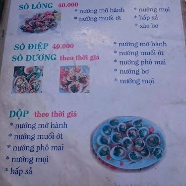 Thực đơn- Quán Ăn Ốc 41