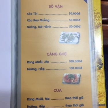 Thực đơn- Quán Ăn Ốc 59 Lâm Thủy