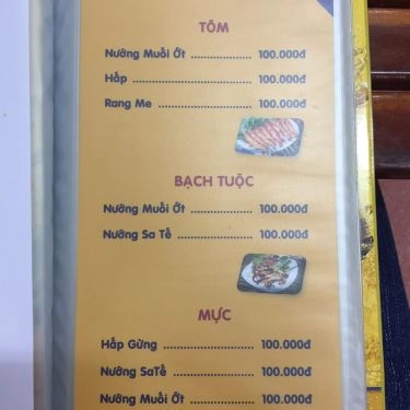 Thực đơn- Quán Ăn Ốc 59 Lâm Thủy