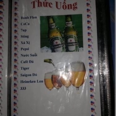 Thực đơn- Quán Ăn Ốc Bống - Nguyễn Kiệm