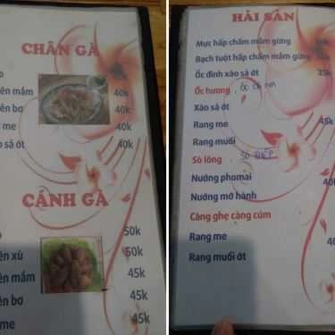 Thực đơn- Quán Ăn Ốc Chảo 88 - Hàn Thuyên