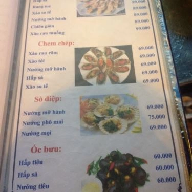 Thực đơn- Quán Ăn Ốc Đêm Hàng Xanh