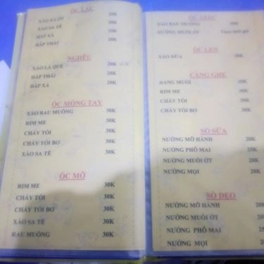 Tổng hợp- Quán Ăn Hồng Nhung - Quán Ốc Đêm