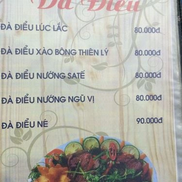 Thực đơn- Quán Ăn Ốc Hòa - Trường Sa