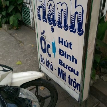 Thực đơn- Quán Ăn Ốc Hút Hạnh