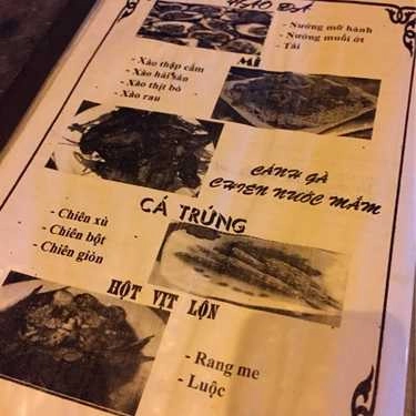 Thực đơn- Quán Ăn Ốc Lượm - Mạc Cửu
