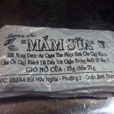 Tổng hợp- Quán Ăn Ốc “Mắm Sữa”